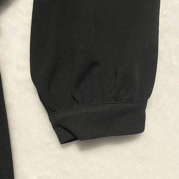 Simply Vera Wang Black Dress Mid-Sleeve Black Dress size Large - Picture 7 of 9